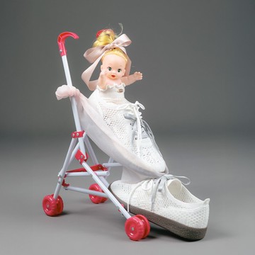 天使蕾絲德訓鞋 奶白 | inooknit 專為亞洲女生設計的針織鞋