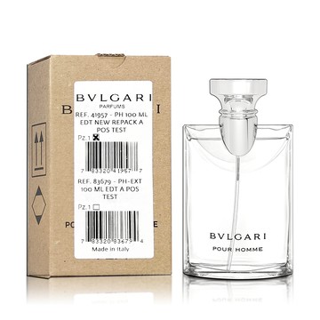 BVLGARI 寶格麗 Pour Homme 大吉嶺男性淡香水 100ML TESTER 環保包裝