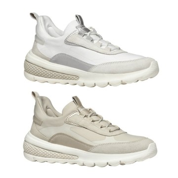 【GEOX】女鞋 休閒鞋  SPHERICA™ 零衝擊避震休閒低筒運動鞋 (2色)