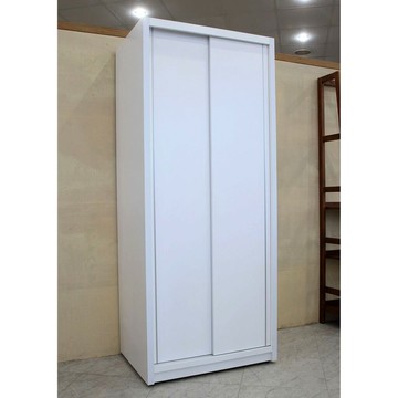 【歐風別館】2.7尺白色滑門衣櫃【基隆至台中免運費】