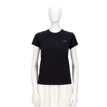 New Balance SDS 女款 黑色 基本 圓領 T恤 運動 休閒 短袖 WT61Y1J1BK