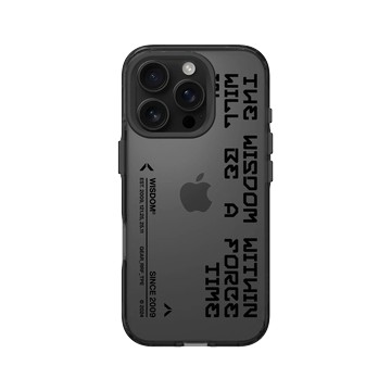 iPhone 16 Pro Clear 酷墨灰 - WISDOM - TIME SIGN