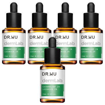 DR.WU 達爾膚 1%積雪草舒敏修護精華  15ml  5瓶