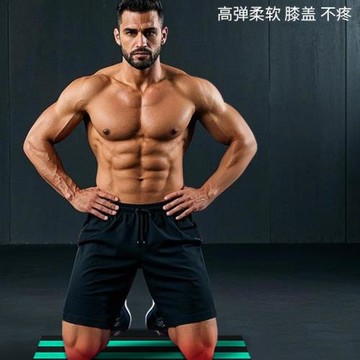 臥推健身平衡墊男士啞鈴平板支撐墊核心訓練軟墊加厚健腹輪跪墊