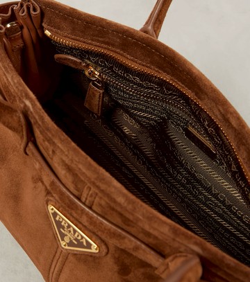 Prada Prada Bonnie Medium suede shoulder bag