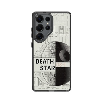 Galaxy S25 Ultra Clear 酷墨灰 - 迪士尼-星際大戰 Star Wars - 星際大戰 – 死星全幅結構圖
