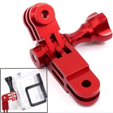 適用gopro9/8/7/6/5長短臂三向調節桿山狗運動相機配件金屬延長桿