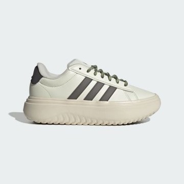 Adidas 愛迪達 Grand Court Platform [IH2427] 女 運動休閒鞋 厚底 米白