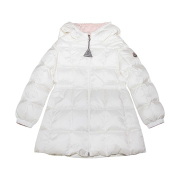 Moncler - White Padded Anya Long Down Jacket