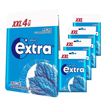 益齒達 潔淨無糖口香糖 薄荷口味 92.4公克 X 4入