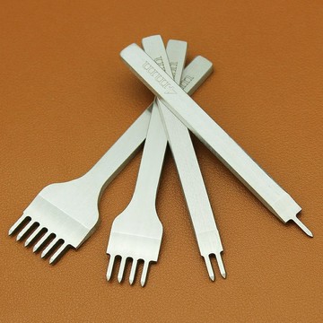 🔥台灣暢銷🔥白鋼DIY皮藝皮手工皮革皮具打孔工具錢包斜平縫紉mm套裝