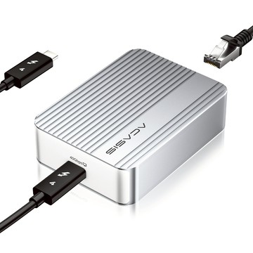 Acasis 10Gpbs以太網適配器兼容 Thunderbolt 4/3 USB4 40Gpbs 萬兆網卡