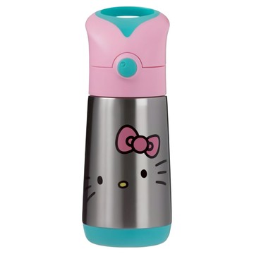 b.box 不鏽鋼吸管保冷杯  Kitty 粉色 + 綠色  350ml  1個