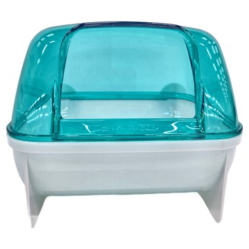 LillipHut 麗利寶 沐浴砂屋 龍貓適用  230 × 220 × 200mm  綠色 + 白色  1個