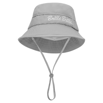 Brille Brille 成人親子款透氣漁夫帽 禮盒 60cm  淺灰色  XL(頭圍54~60cm)  1盒