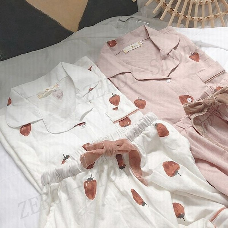 レディース 春夏半袖パジャマ パジャマ ショットパンツ 綿 ルームウェア上下セット イチゴ柄 パジャマ 可愛い 部屋着 韓国風 寝巻き パジャマ 安い 通販 Lineポイント最大0 5 Get Lineショッピング