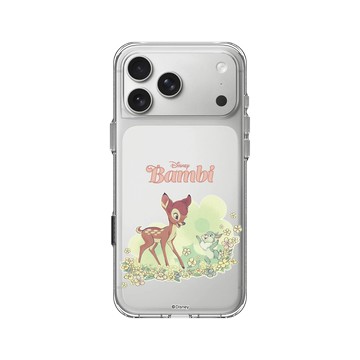 iPhone 17 Pro Max Clear Case（相機按鈕） 透明 - 迪士尼-經典系列 Disney Classics - 小鹿斑比與桑普
