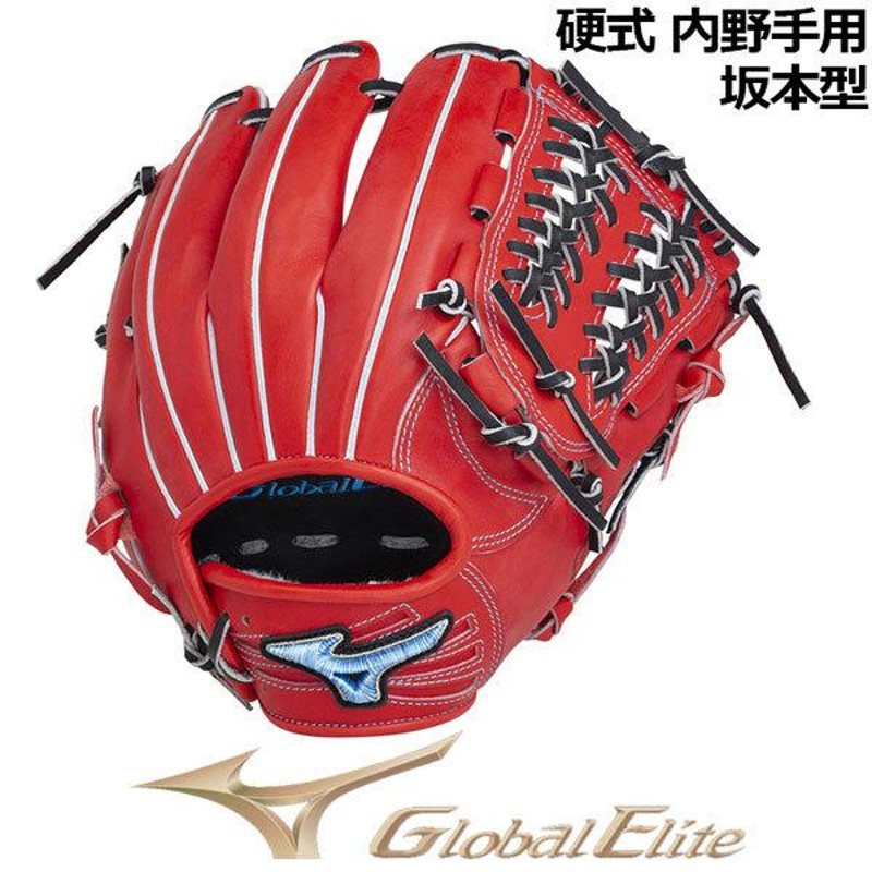 2021秋冬 ミズノ MIZUNO グローバルエリート GLOBAL ELITE 硬式用 HSelection∞インフィニティ プレミアムモデル  坂本型5mm大 サイズ10 内野手用 1AJGH25333 70 | LINEブランドカタログ