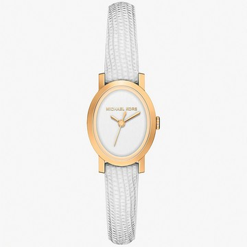 Michael Kors MK Maude 優雅橢圓形 皮帶 女錶 MK7586