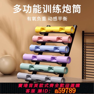 【全網低價 可打統編】炮筒健身多功能核心力量訓練器材負重有氧深蹲私教小工具能量管