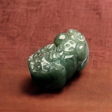 冰糯綠翡翠貔貅 | 天然緬甸玉翡翠A貨|送禮