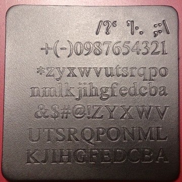 客製化烙印字-Times New Roman-6mm-Mark Honor【全壘打跨店最高20%點數回饋】
