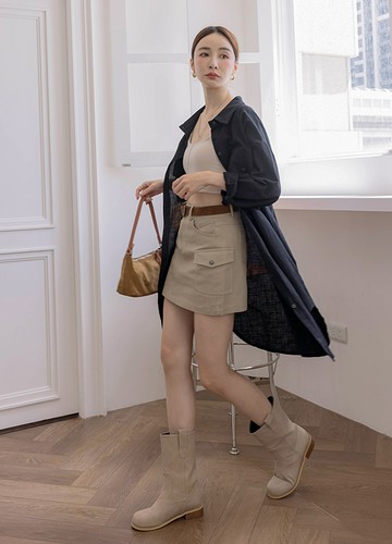 亞麻感防曬長罩衫