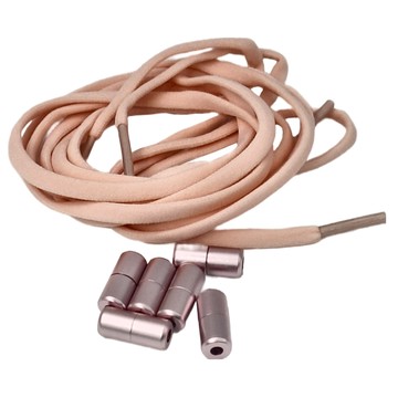 愛Phone 免繫鞋懶人鞋帶 粉色  5 x 105cm  1組