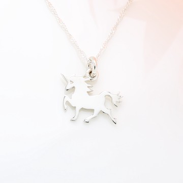 【Angel & Me】勇氣 獨角獸 Unicorn s925 純銀 項鍊 生日 情人節