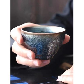金長有建陽建盞一口杯個人專用主人杯茶杯小杯子茶盞單杯陶瓷盞杯