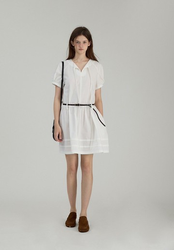 魔女茶話會 復古肌理感連身裙