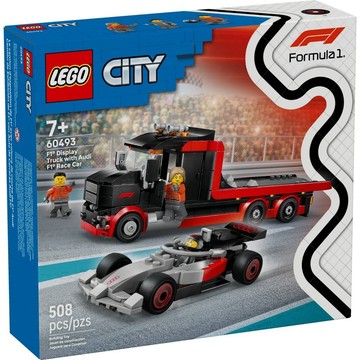 LEGO 60493 F1 展示用卡車與奧迪F1 賽車🟦淡北 🟩電積系🟨City