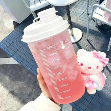冷萃咖啡杯 便攜外出杯 上班上學專用 耐高溫附刻度 牛奶果汁通用水杯