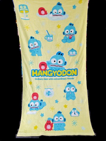 三麗鷗水怪卡通浴巾沙灘巾溫泉巾可愛大毛巾柔軟吸水純棉日單