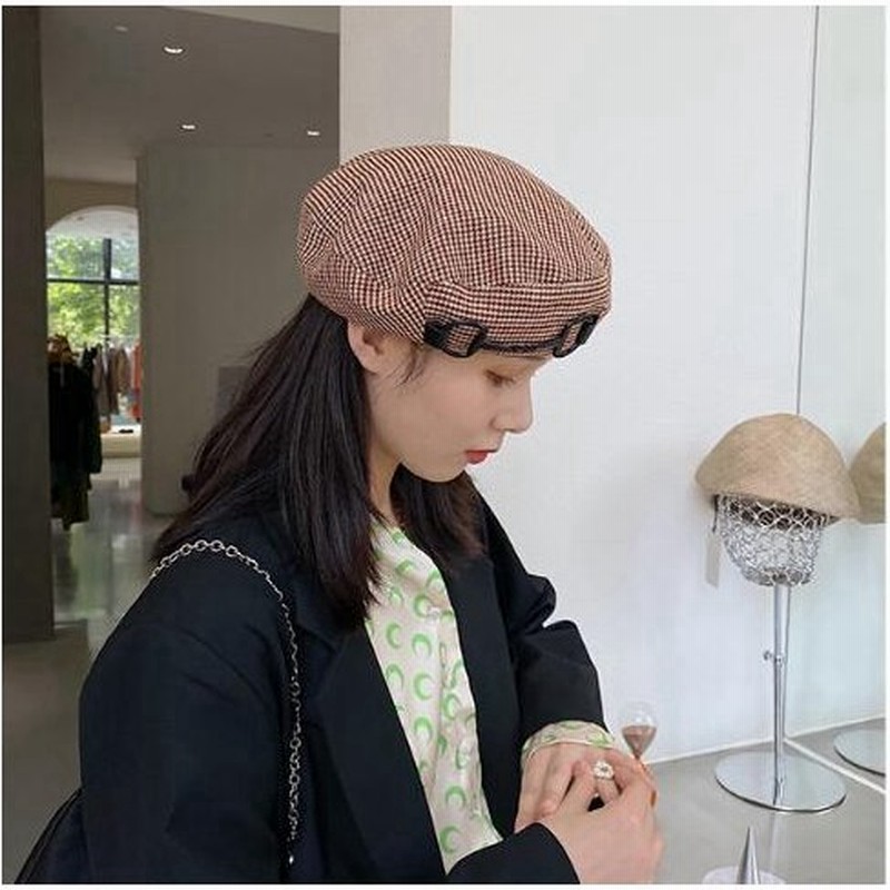 ベレー帽 チェック柄 大人かわいい カラフル レザー 無地 レディース 秋冬 帽子 小顔効果 帽子 おしゃれ きれいめ キャップ 防寒 かわいい 通販 Lineポイント最大get Lineショッピング
