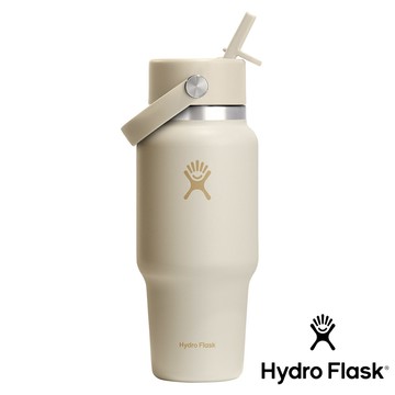 【Hydro Flask】提環吸管隨行杯24oz『椰奶黃』HWT24CFS 戶外 露營 登山 健行 休閒 時尚 瓶子 保溫瓶 隨行杯