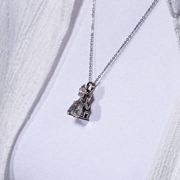 925純銀 立體大甲媽祖單墜 PL0527