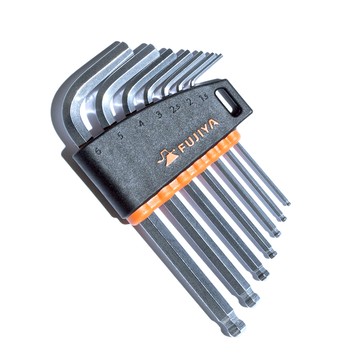 【FUJIYA日本富士箭】超短球型六角板手組-7支組