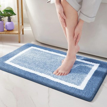 衛生間門口吸水防滑地墊浴室家用進門入戶門防滑墊地毯陽臺腳墊[][DD190109]