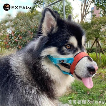EXPAW 狗狗嘴套防亂吃大型犬防咬口罩泰迪防撿食小狗防叫可喝水