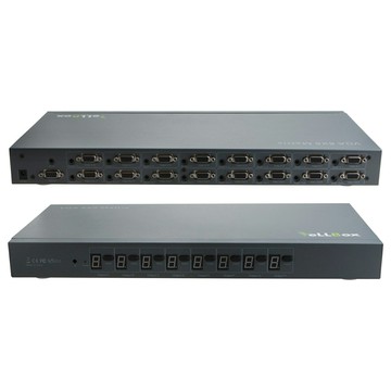 【易控王】VGA 8x8 八進八出矩陣切換分配器 帶音源 遠端遙控 1080P (40-056-01)