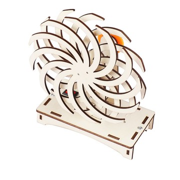 🌈DIY 兒童趣味發明手工拼裝科技小製作DIY視覺暫留錯位神奇之窗材料包