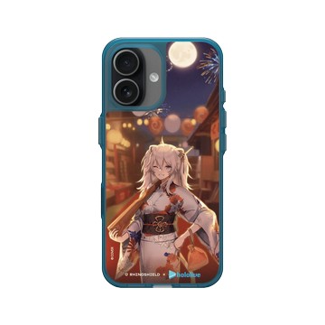 iPhone 17 Clear (相機按鈕) 夜幕藍 - 獅白牡丹 獅白ぼたん - 哇哈哈哈!大獅來啦!