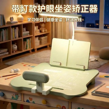 桃園出貨✨護眼燈坐姿矯正器桌面墊板款兒童視力保護器學習桌糾正防近視駝背
