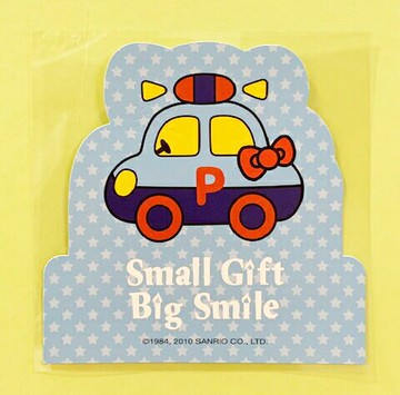 【震撼精品百貨】Shin Kan Sen 新幹線 三麗鷗新幹線貼紙/心情大貼紙-警車#95935 震撼日式精品百貨