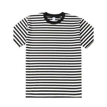 超好穿的純棉條紋衫！重磅黑白紋短袖t恤男女舒適百搭寬松半袖夏