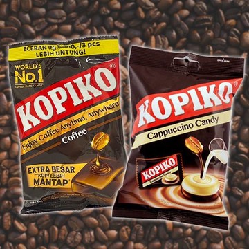 印尼 KOPIKO 咖啡糖果(1包入) 原味／卡布其諾【小三美日】 D320051 萬聖節 candy