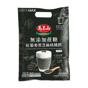 【馬玉山】無添加蔗糖紅藜麥核桃飲(30g×12入) 任選均一價