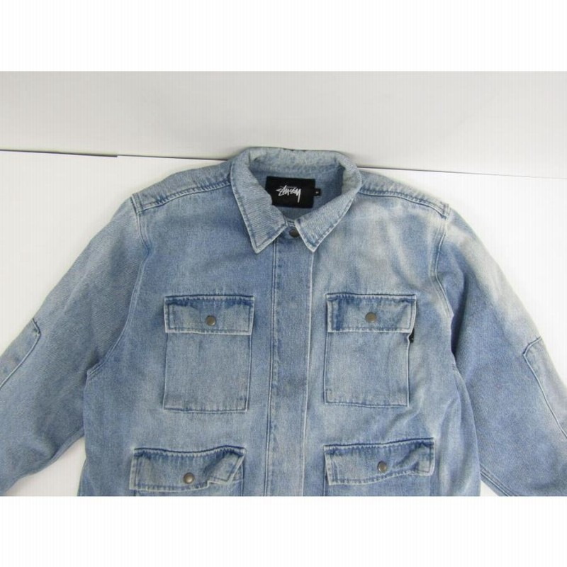 Stussy woman ステューシー デニムジャケット Sサイズ STUSSY ステューシー デニムジャケット Gジャン Mサイズ