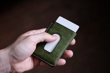 MILDY HANDS - Card Holder V01 - 卡片夾 義大利 Pueblo 牛革